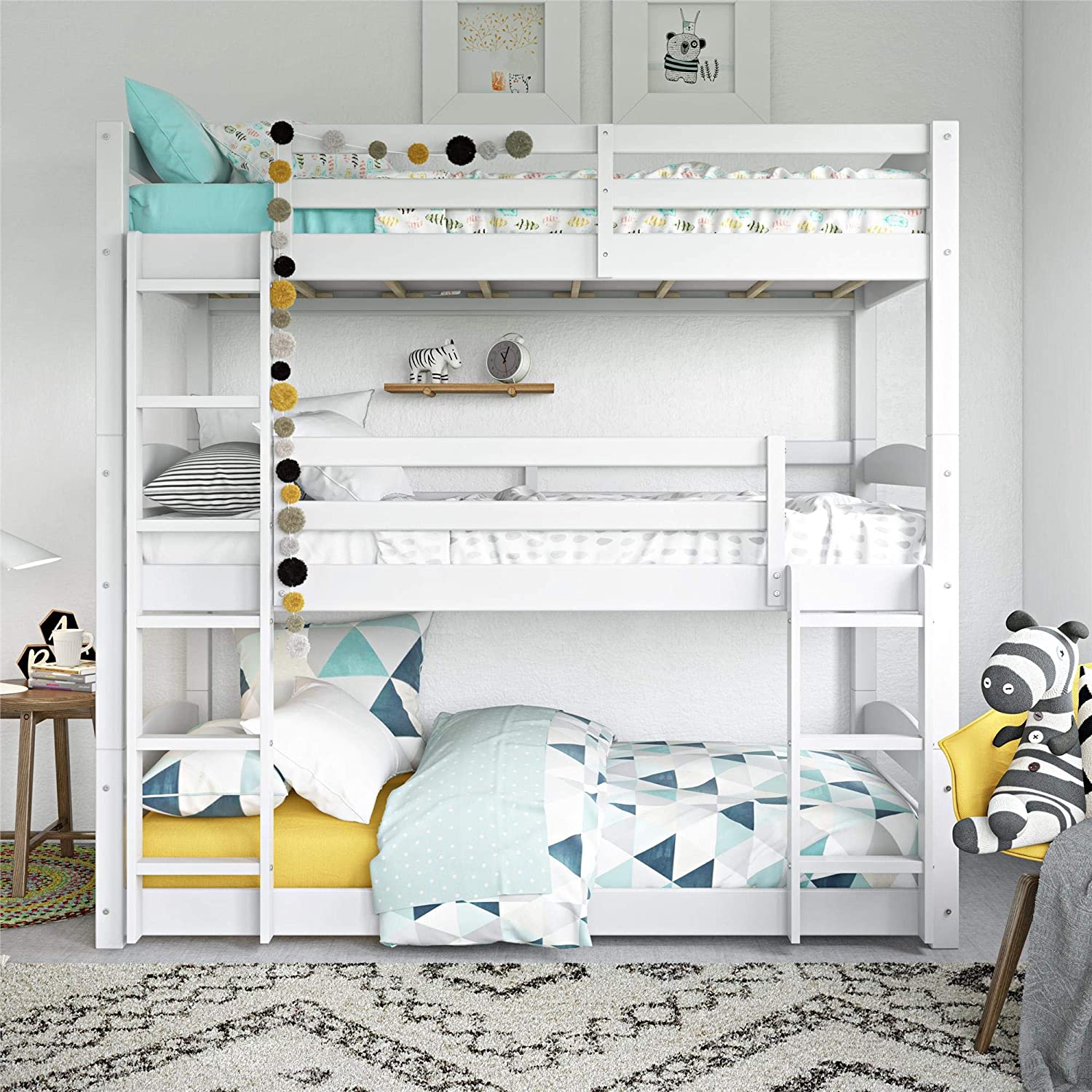 26 Bunk Beds You Ll Want For Yourself, Triple Bunk Beds For Girls