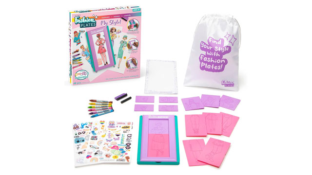 Fashion plates are a fun gift idea for kids ages 6 to 9