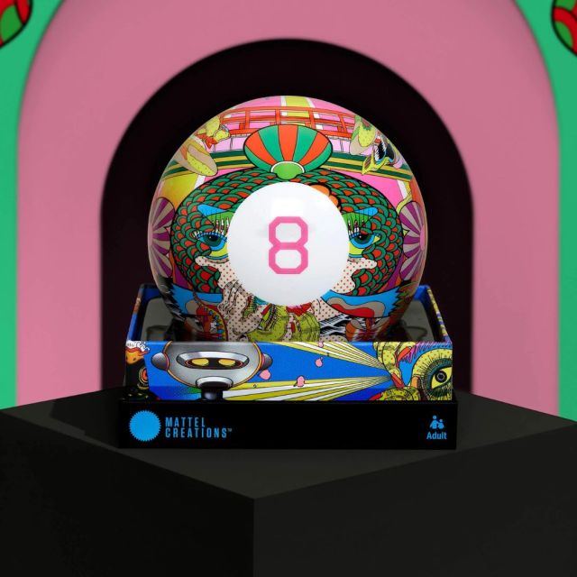 colorful magic 8 ball