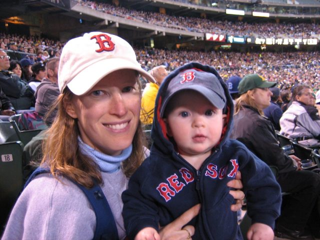 Mommy's Cutest Red Sox Fan Baby Bodysuit 