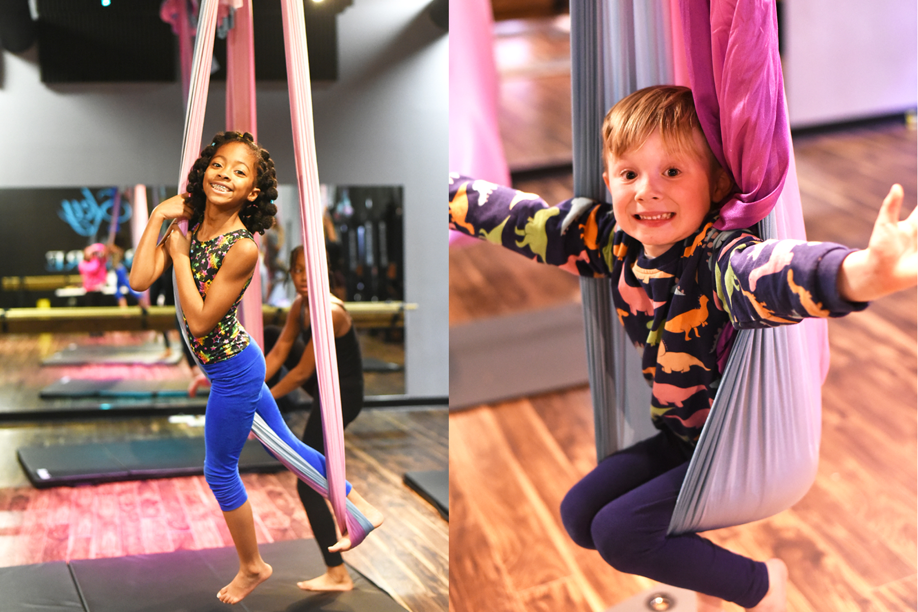 Aerial fitness classes, Blush Dance Kids and Juniors