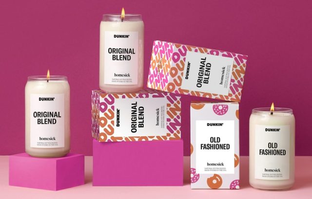 Homesick and Dunkin’ Bring Back Limited-Edition Candles for the Holidays