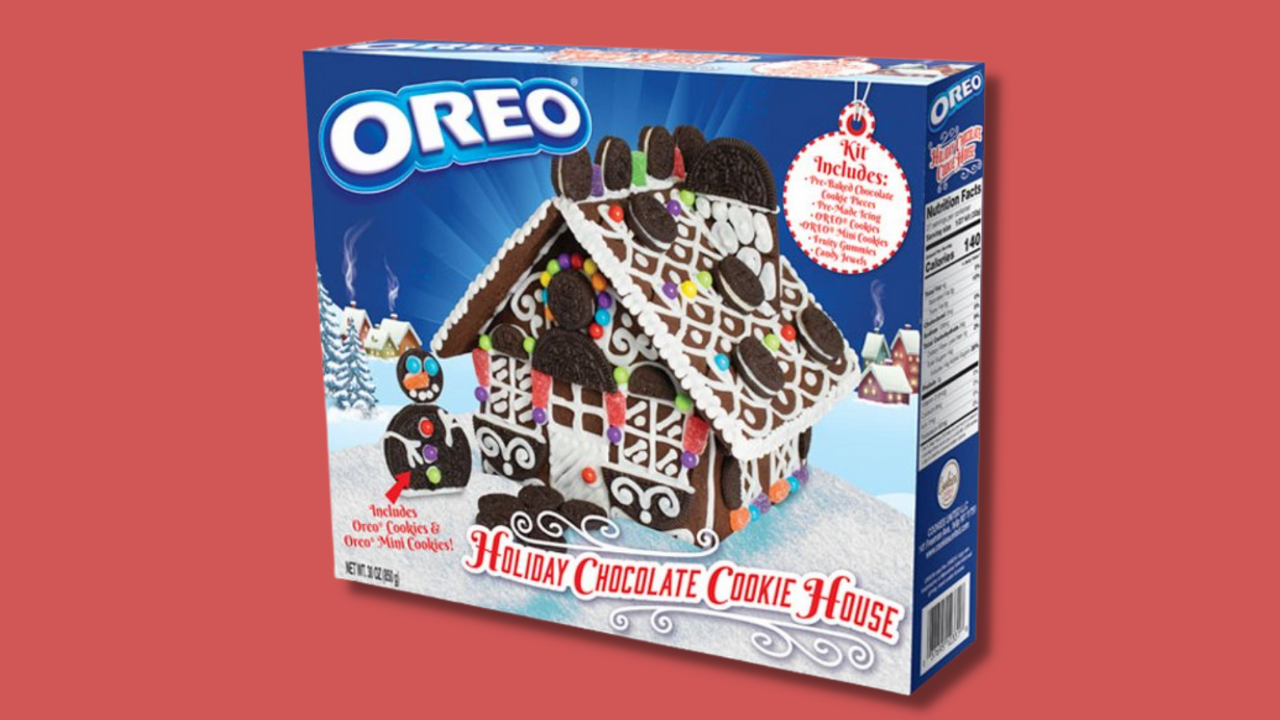 Create a Treat OREO Christmas Chocolate Cookie House Kit