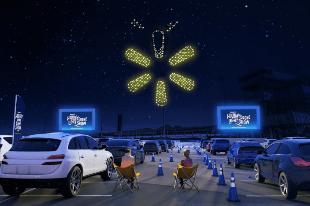 Walmart Holiday Drone