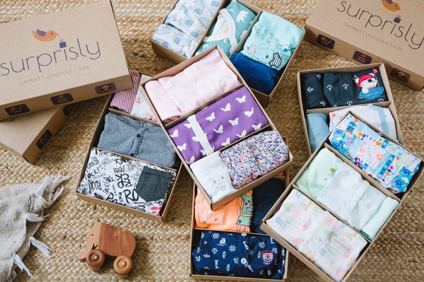 Surprisly is a baby clothes subscription box