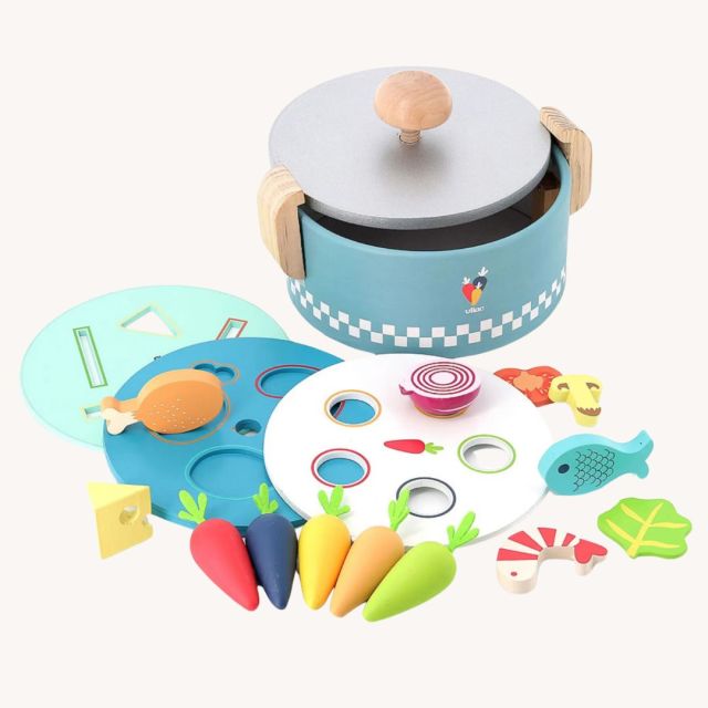 kids food pot activity set