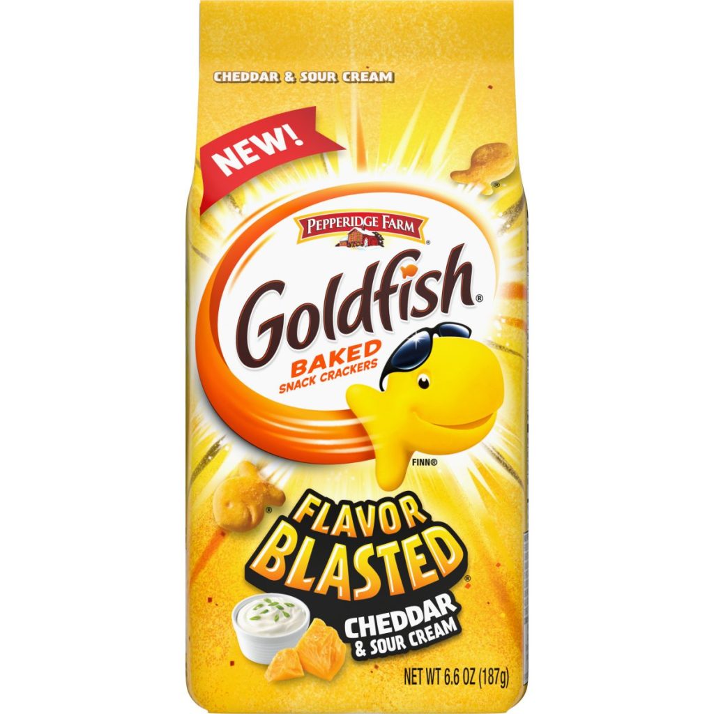 Flavor Blasted Cheddar & Sour Cream Goldfish