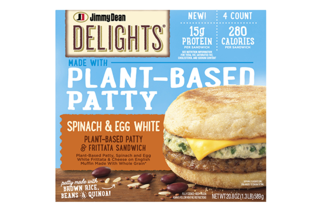 Jimmy Dean Delights Plant Based Patty and Frittata Sandwich