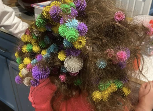 This Mom Spent 20 Hours Removing 150 Toys from Her Daughter’s Hair