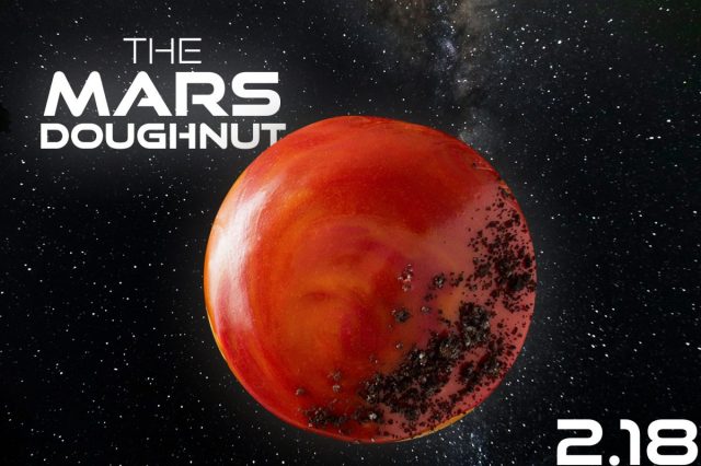 Krispy Kreme Has a Limited Edition Mars Doughnut & It’s Out of This World
