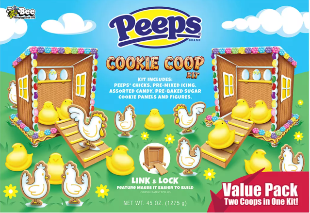 Forget about the Gingerbread House, Now There’s a Peeps Cookie Coop Kit