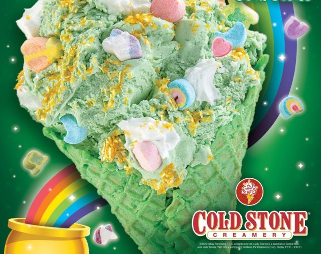 Cold Stone Creamery & Lucky Charms Team Up with 2 New Magical Treats