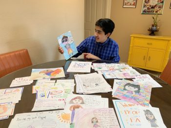 writing letters to seniors is a great volunteer opportunity for kids