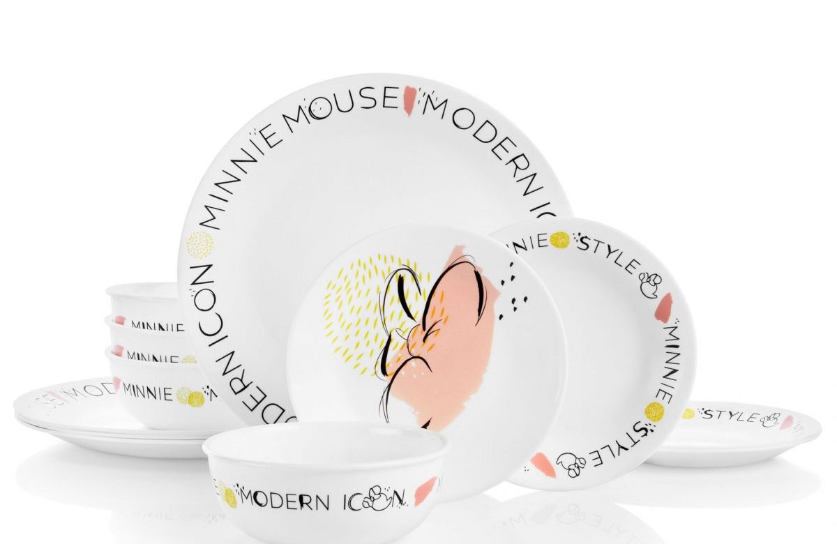New Corelle & Pyrex Minnie Mouse Dish Sets Are Stylish Fun - Tinybeans