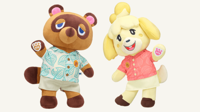 Isabelle & Tom Nook Have Returned to the Build-A-Bear Animal Crossing Collab