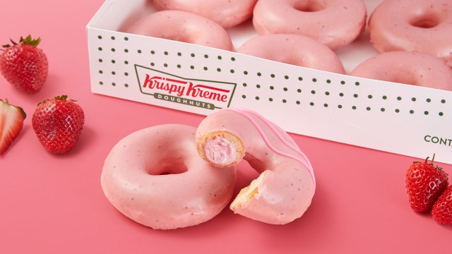 Strawberry Glaze Is Back At Krispy Kreme—For a Limited Time
