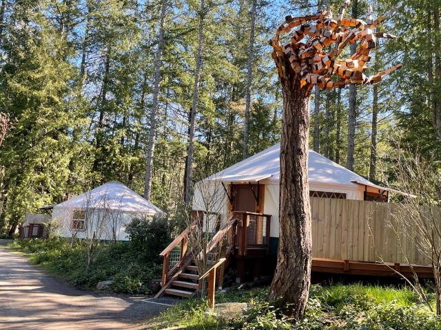 yurt camping near seattle washington