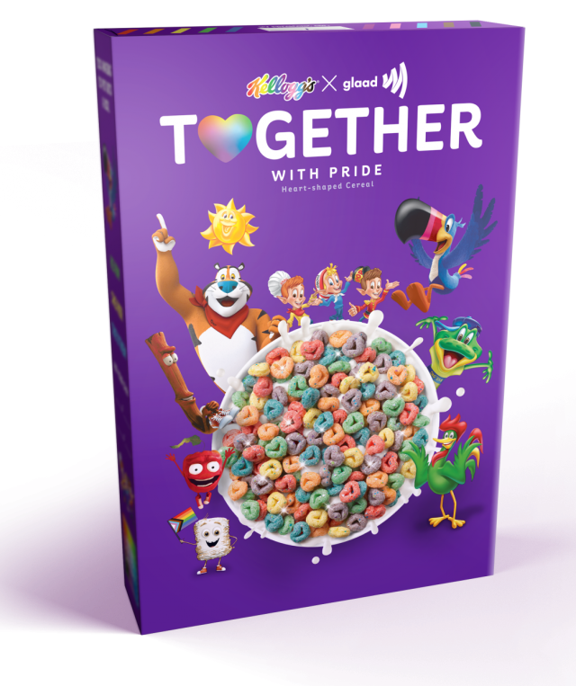 Kellogg’s & GLAAD Collabed on This Glitter-Covered Cereal for Pride Month