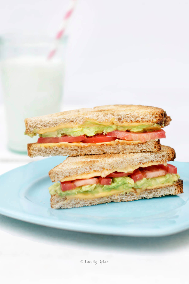 add this grilled cheese sandwich to your list of avocado recipes