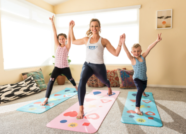 This Ingenious Mat Makes Kid’s Yoga Simple & Fun