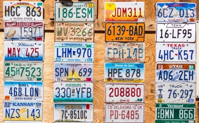 license plate bingo is a car game for kids