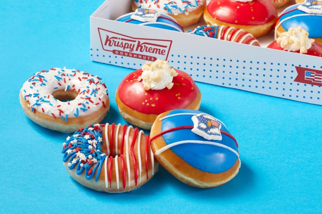 Krispy Kreme Blasts into the 4th of July Weekend with New Patriotic Donuts