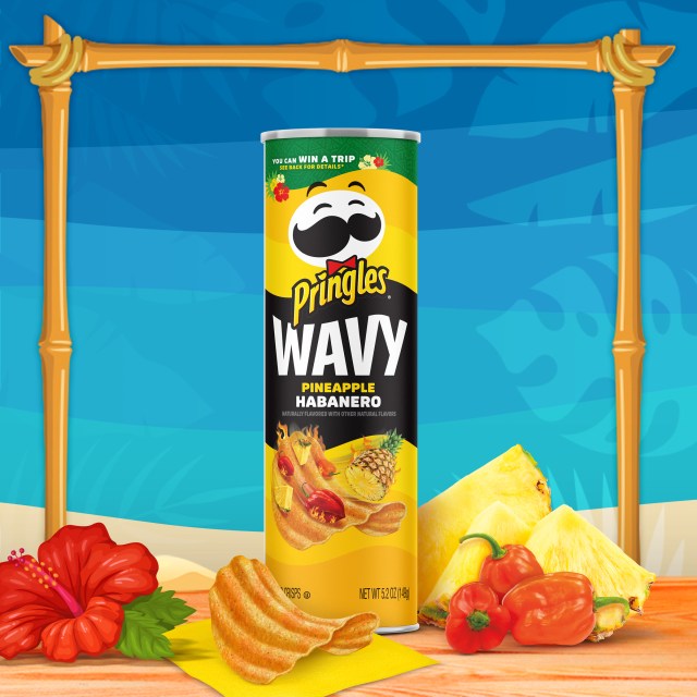 New Wavy Pineapple Habañero Pringles Are Packing the Summer Heat