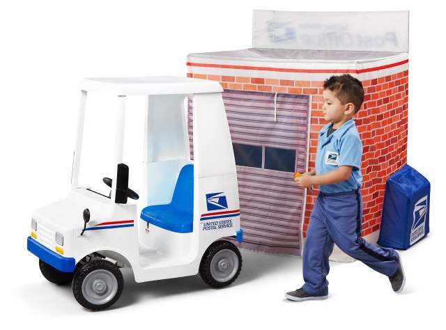 Deliver Joy to Your Little Mail Lover with This USPS Toy Truck