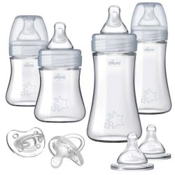 innovative baby bottles Duo Newborn Hybrid Baby Bottle Gift Set