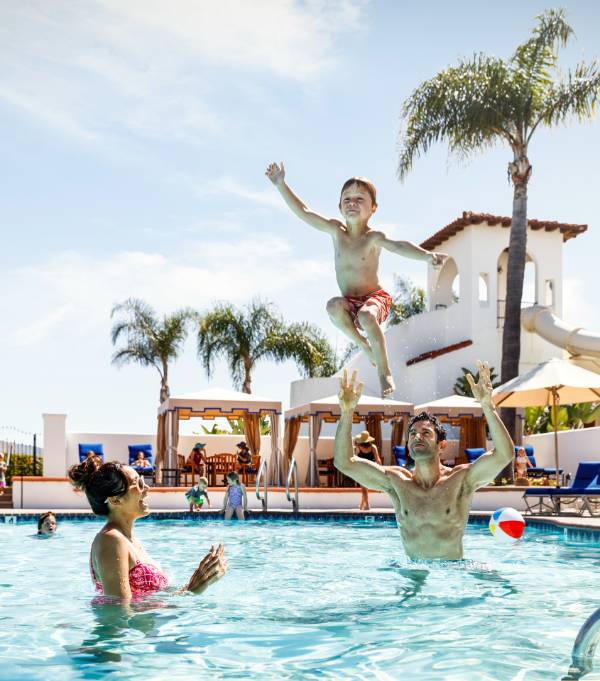 family at la costa omni resort and spa pool day pass