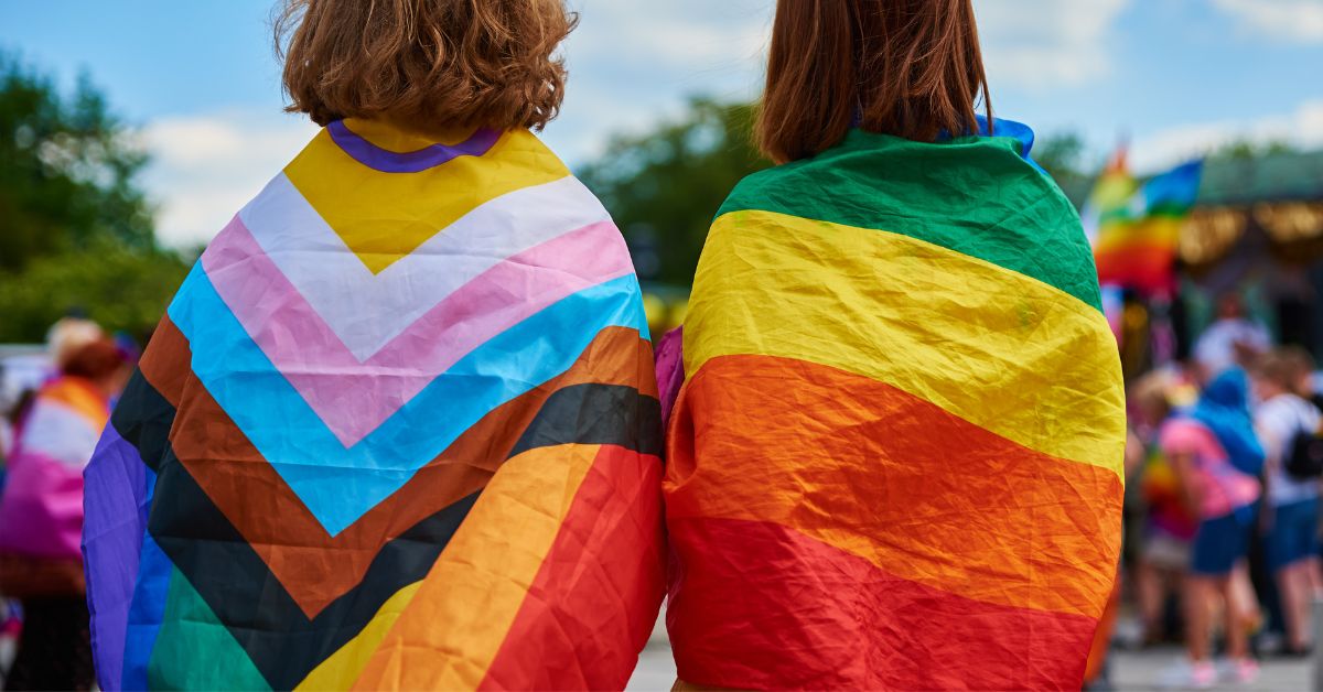 Rainbow Meltdown Bra Top for Pride Festivals