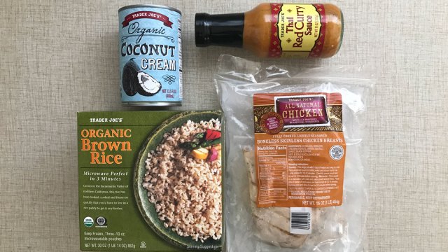 Trader Joe's recipes that use Thai curry red sauce