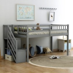 best kids loft beds max and lily twin over twin loft bed