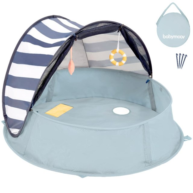 babymoov baby pool, outdoor tent and pool with shade for baby, summer baby toys
