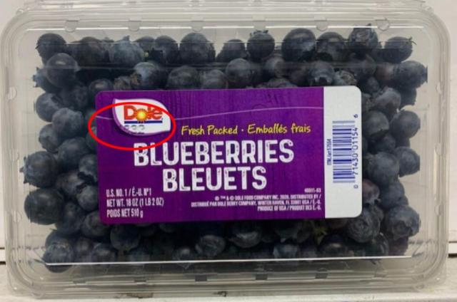 Recall Alert: Dole Recalls Blueberry Packages Due to Infection Potential