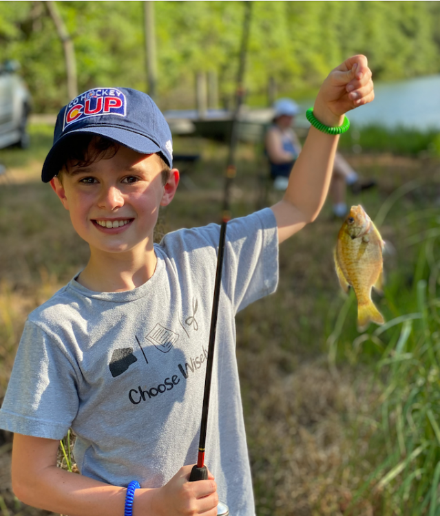 boy fishing resilience