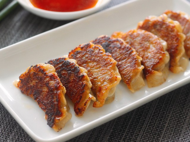 Gyoza is a traditional Japanese cooking recipe.