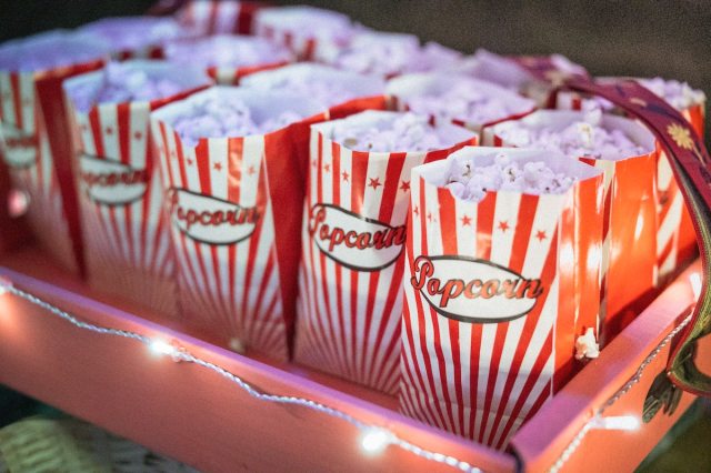popcorn for outdoor movie night