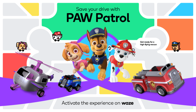 Turn Your Next Drive into a PAW Patrol Mission with Waze’s Fun New Feature