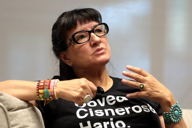 Sandra Cisneros, one of the first Mexican-American writers to be published by a mainstream publisher, discusses her latest work