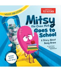Misty the oven mitt is a back to school book