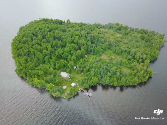 Minnesota vacation rental on private island