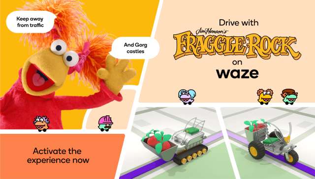 Cast Your Cares Away When You Commute with “Fraggle Rock” on Waze