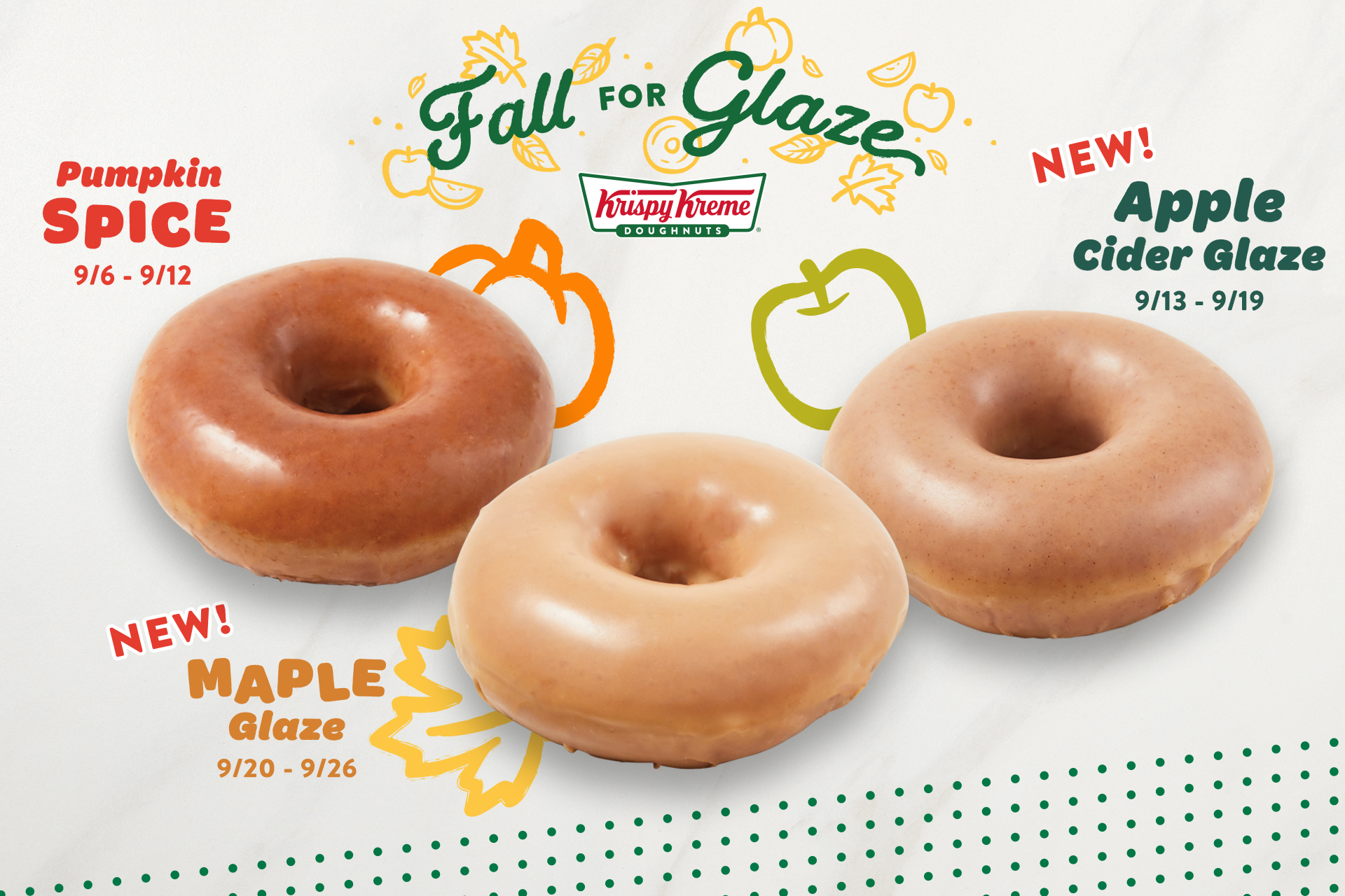 Pumpkin, Apple Cider & Maple Oh My! Krispy Kreme's Fall Donuts Are