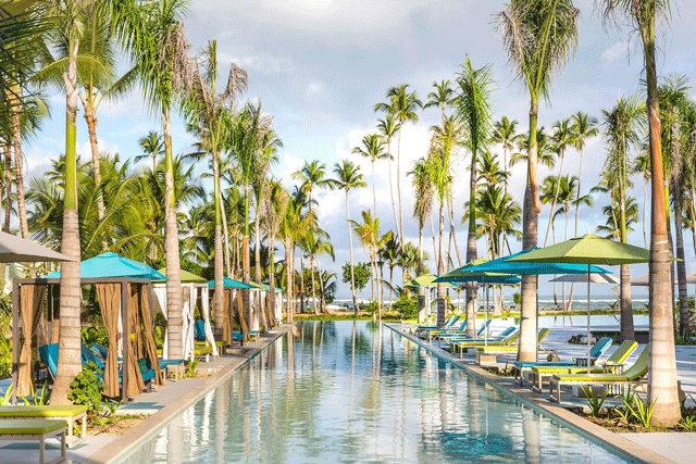 pool view at Club Med Miches Playa Esmeralda all-inclusive for families