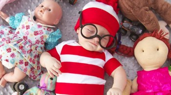 cute "where's Waldo" baby halloween costume
