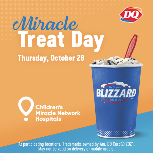 Miracle Treat Day is Tomorrow & Your Blizzard Order Will Give Back to