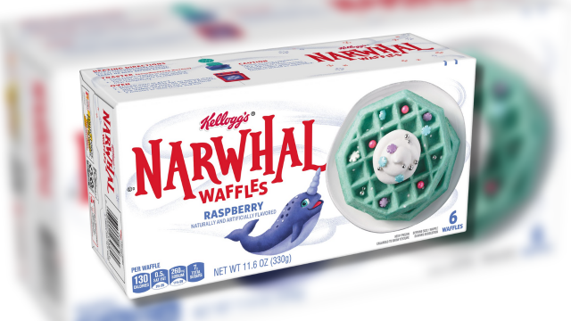 Narwahl Waffles Are Real & Here’s Where to Get Them