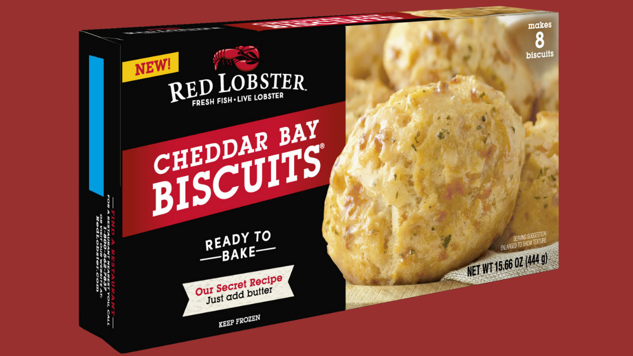 Red Lobster Cheddar Bay Frozen Biscuits, Ready to Bake, 15.66 Oz