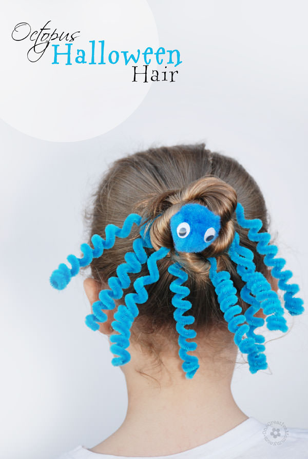 This crazy hair day idea is an octopus